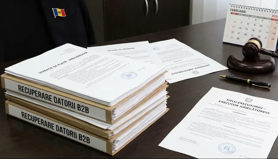 Recuperarea datoriilor B2B în Moldova: Medierea, Instanța și Executorii